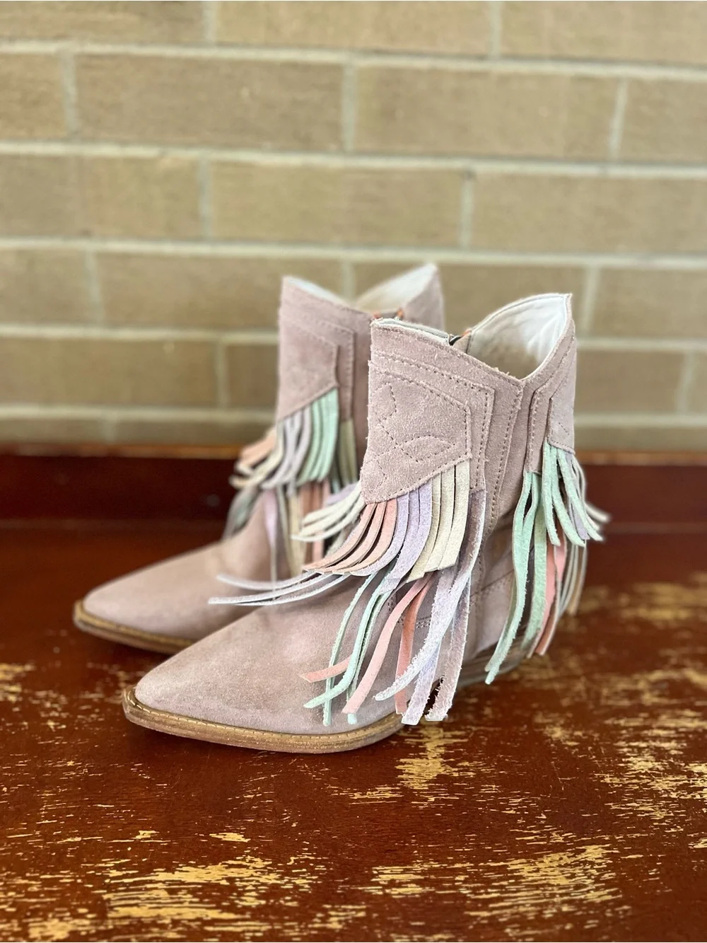 Free People Lawless Fringe Bootie